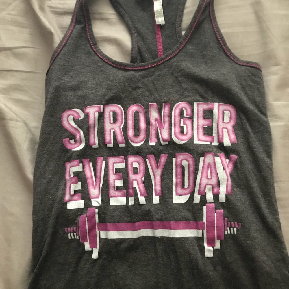Gray Athletic Tank